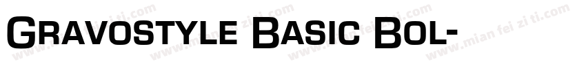 Gravostyle Basic Bol字体转换